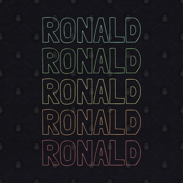 Ronald Name Pattern by Insert Name Here